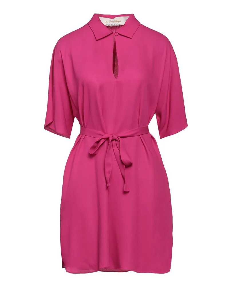 LE3 Sarte Pettegole Mini-Kleid Fuchsia