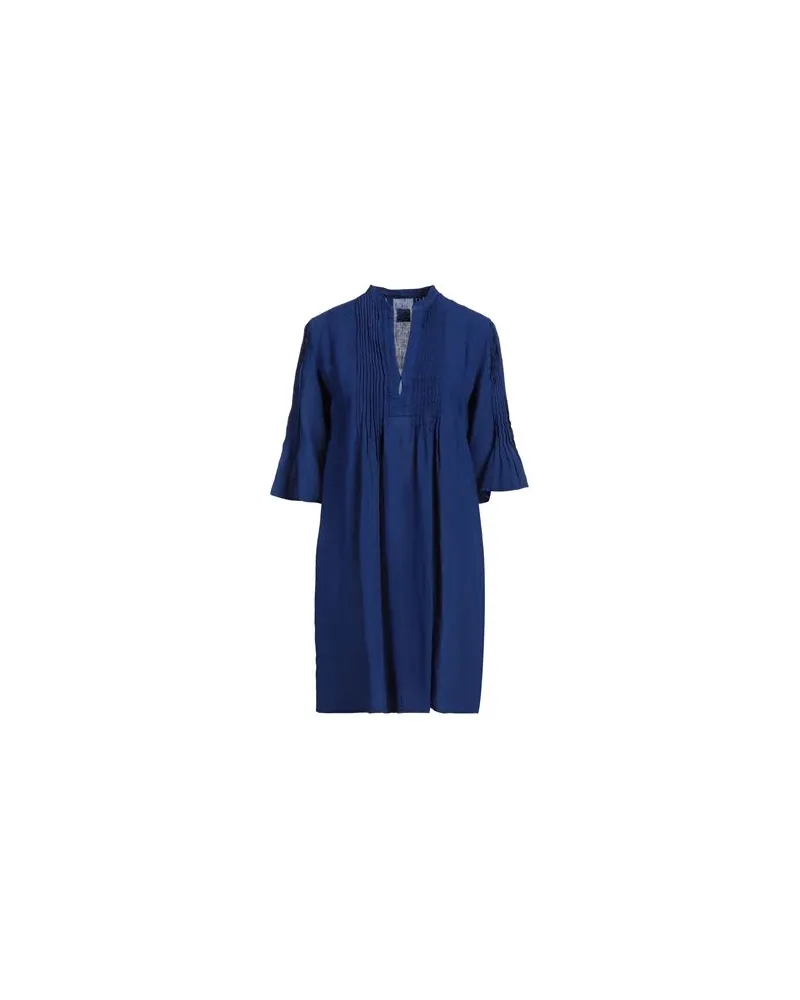 120% Lino KLEIDER - Mini-Kleiderauf YOOX.COM Blau