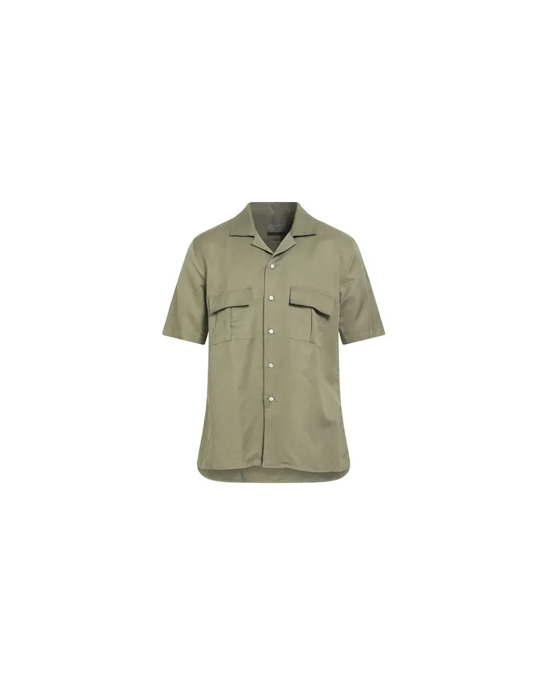Canali EXCLUSIVE - TOPS - Hemdenauf YOOX.COM Militärgrün