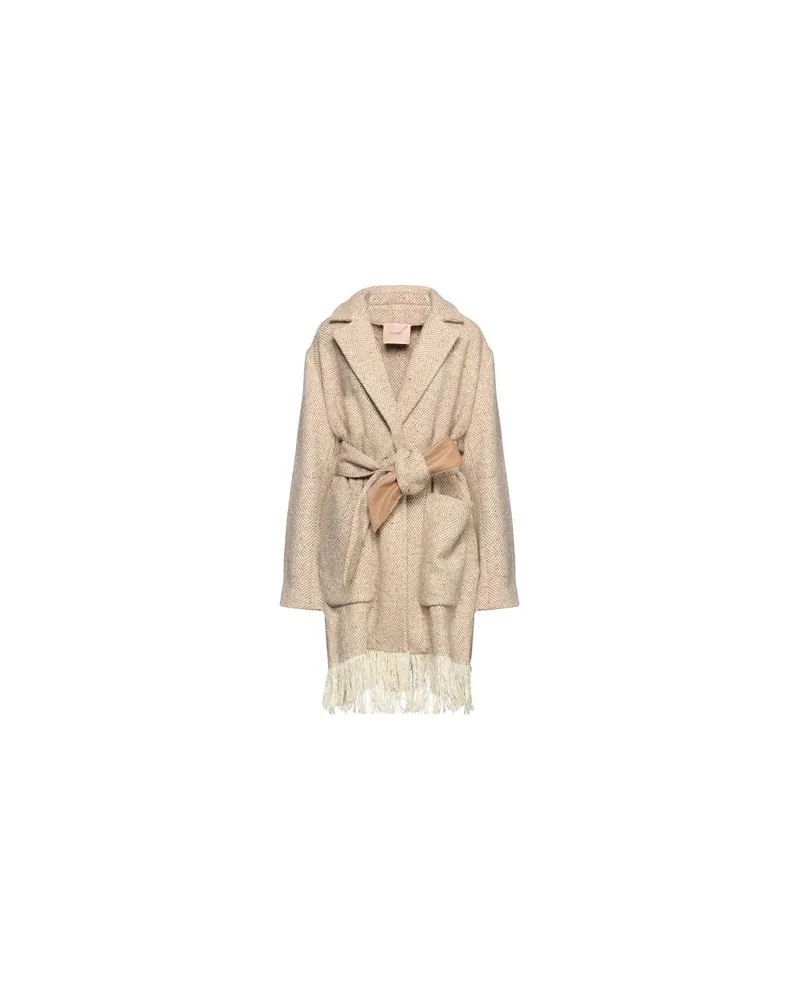 Twin-Set JACKEN & MÄNTEL - Mäntelauf YOOX.COM Beige