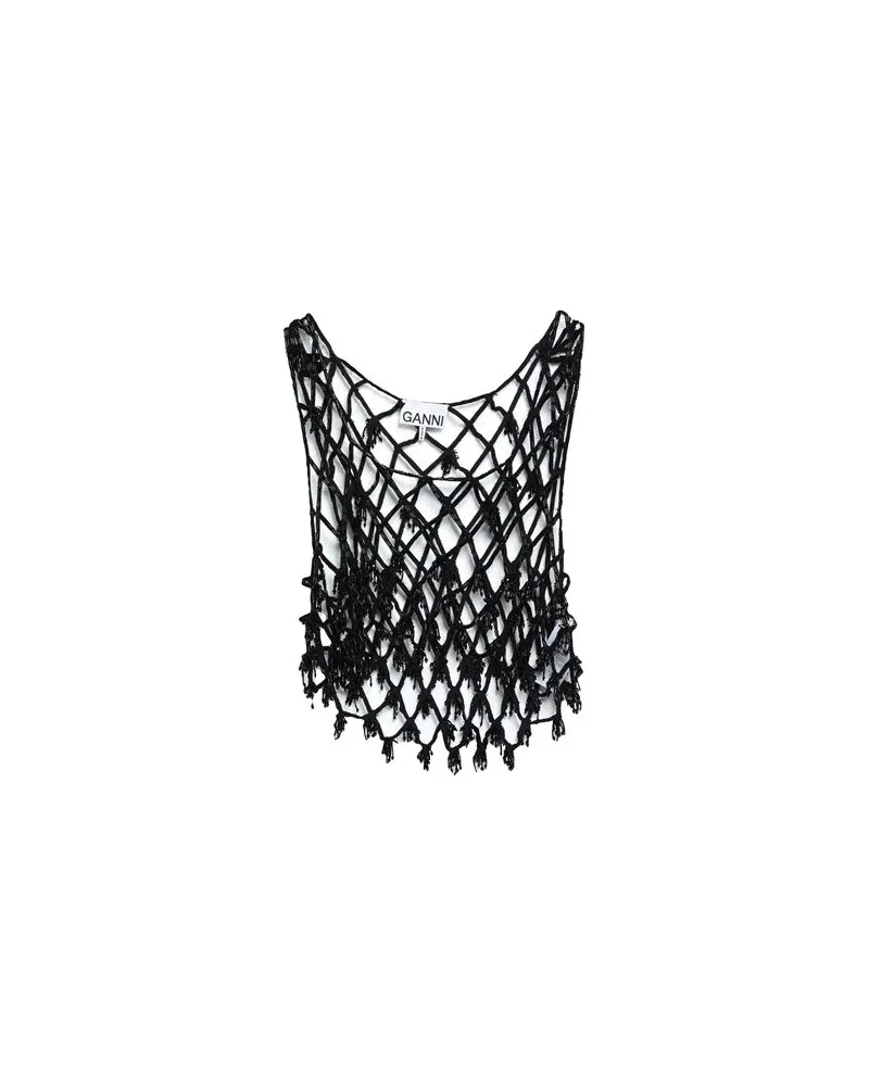 Ganni TOPS - Topsauf YOOX.COM Schwarz