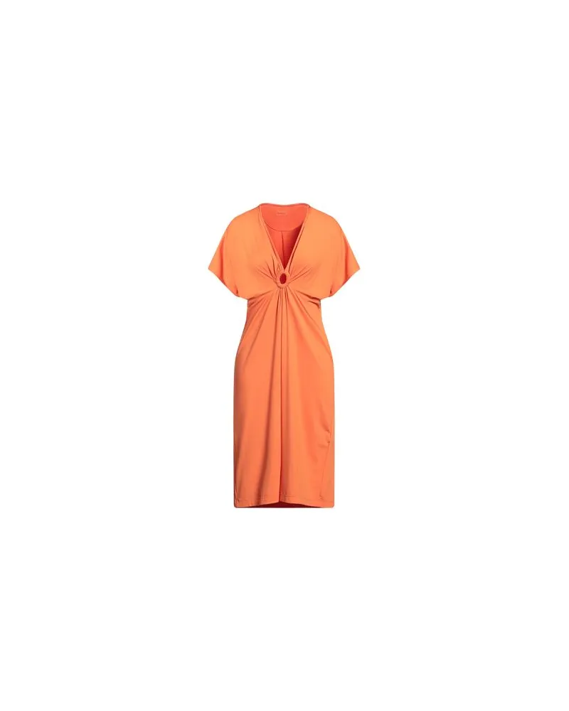 FISICO-Cristina Ferrari KLEIDER - Midi-Kleiderauf YOOX.COM Orange
