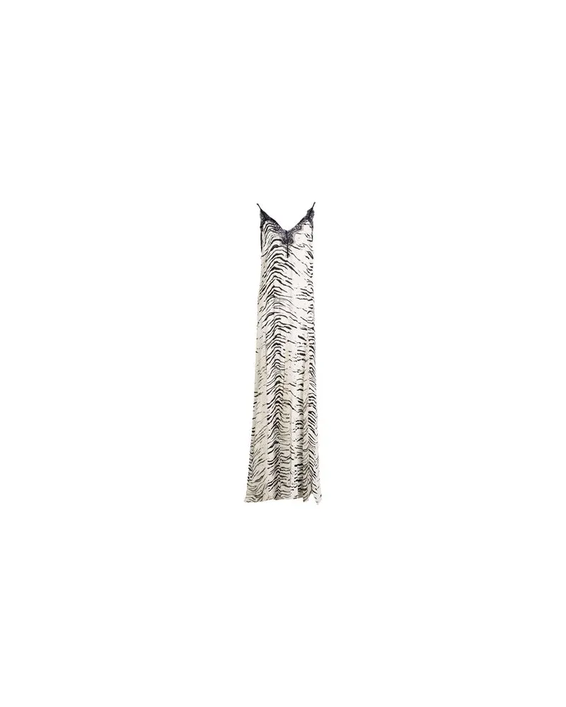 Elisabetta Franchi KLEIDER - Maxi-Kleiderauf YOOX.COM Weiß