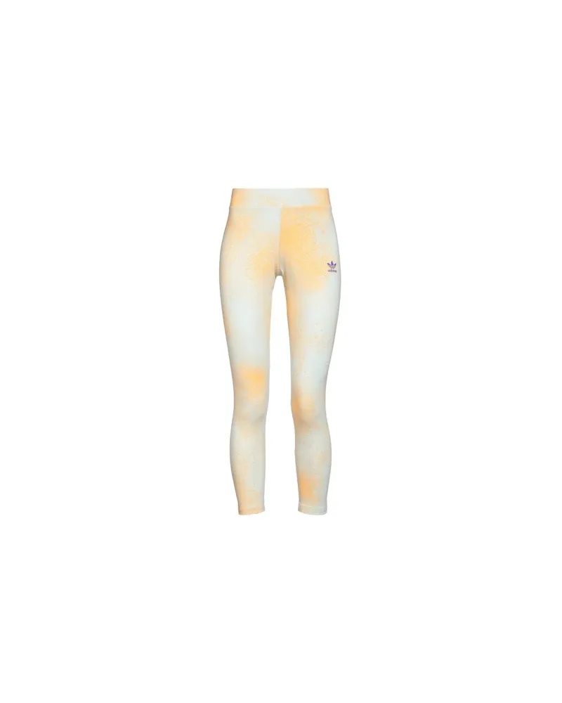 adidas HOSEN & RÖCKE - Leggingsauf YOOX.COM Pastellgelb