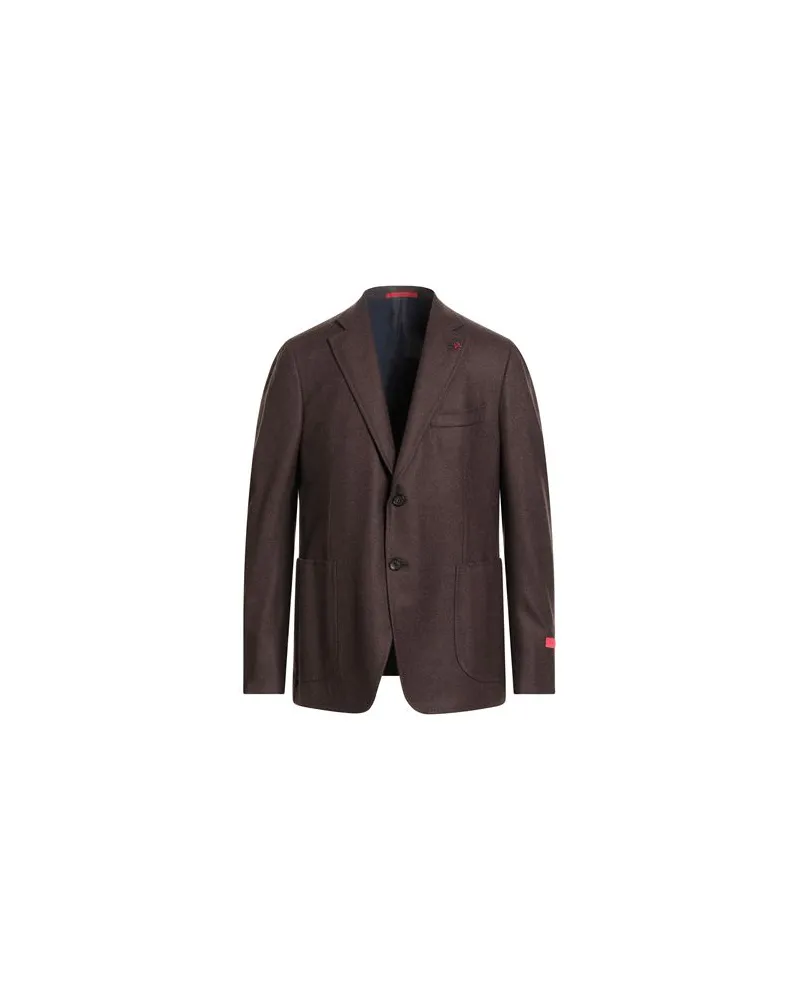Isaia ANZÜGE und CO-ORDS - Blazersauf YOOX.COM Dunkelbraun