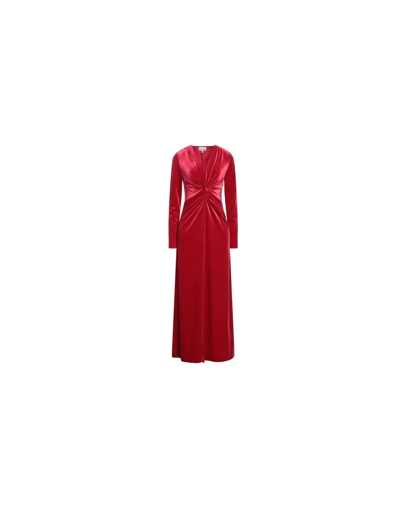 Ganni KLEIDER - Maxi-Kleiderauf YOOX.COM Rot
