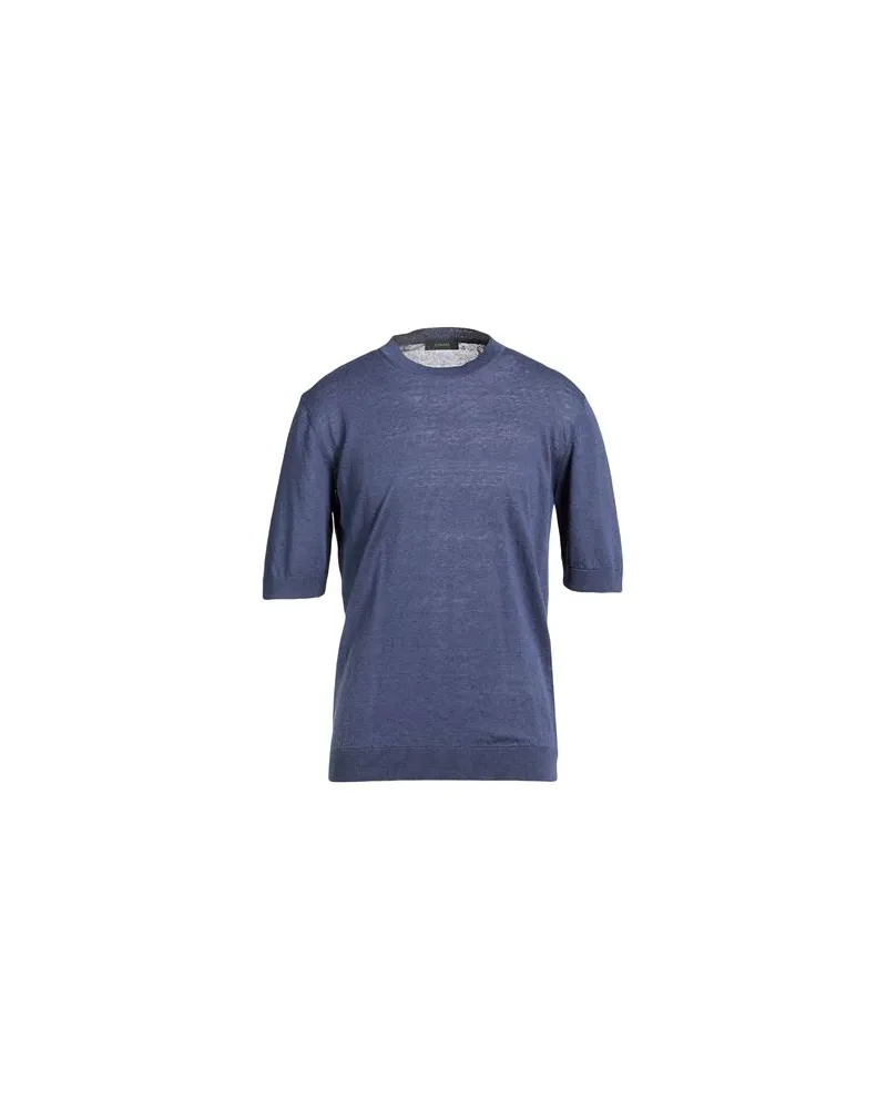 Zanone STRICKWAREN - Pulloverauf YOOX.COM Taubenblau