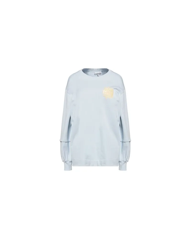 Ganni TOPS - Sweatshirtsauf YOOX.COM Himmelblau