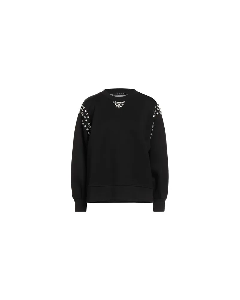 Icona By Kaos TOPS - Sweatshirtsauf YOOX.COM Schwarz