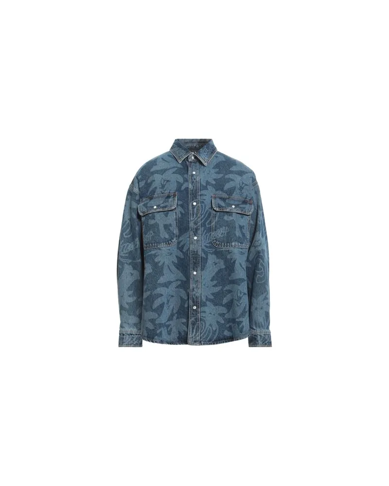 Palm Angels JACKEN & MÄNTEL - Jeansjacken/Mäntelauf YOOX.COM Blau