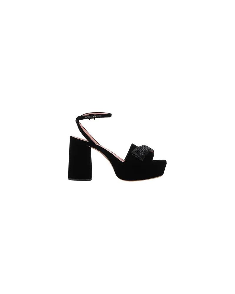 Rochas SCHUHE - Sandalenauf YOOX.COM Schwarz