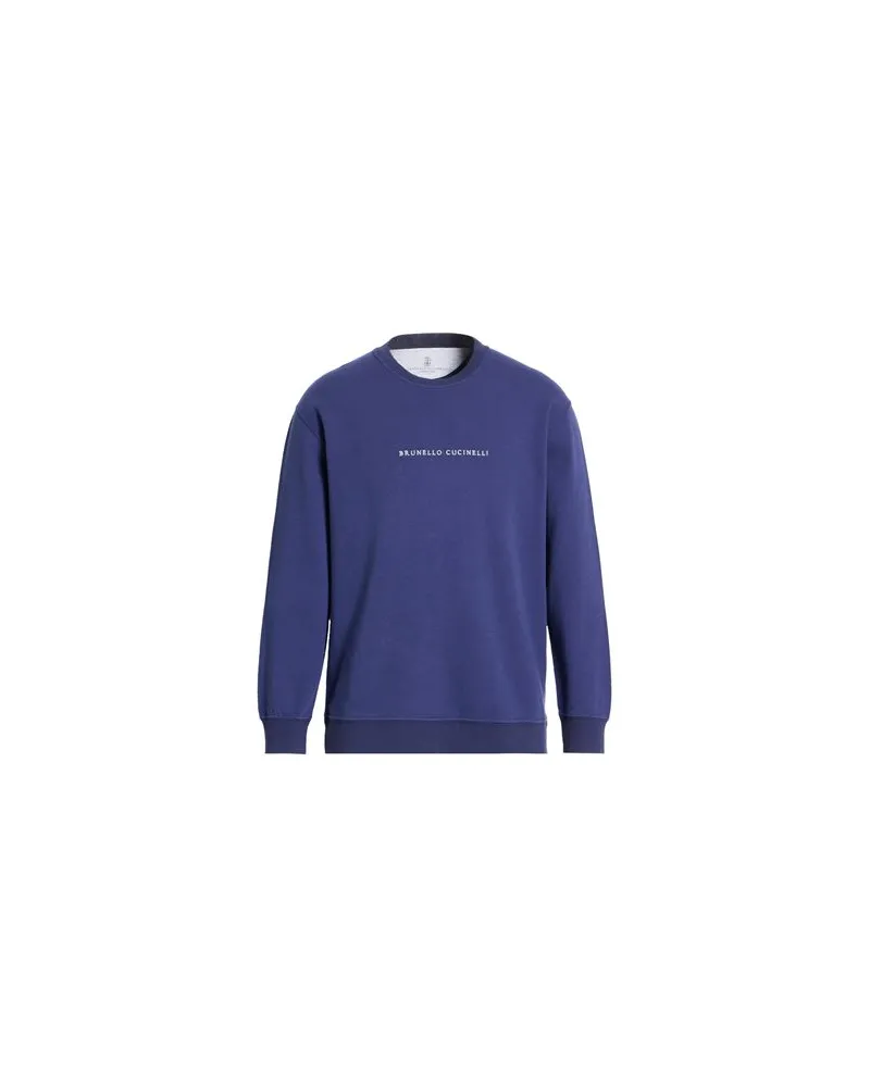 Brunello Cucinelli TOPS - Sweatshirtsauf YOOX.COM Blau