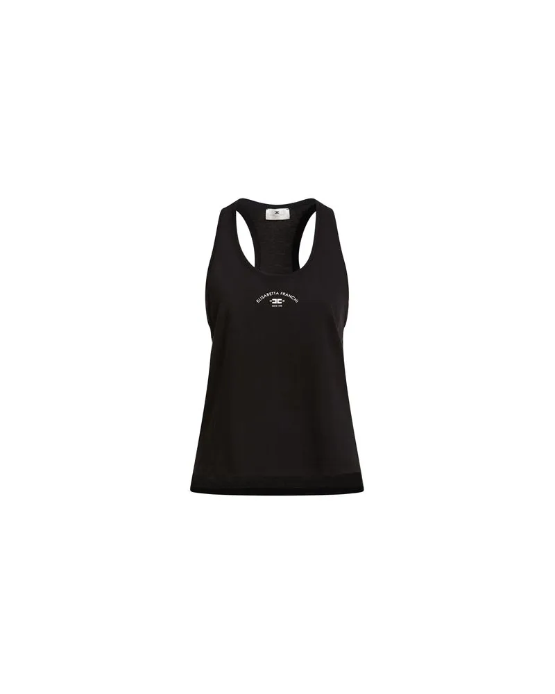 Elisabetta Franchi TOPS - Tank Topsauf YOOX.COM Schwarz