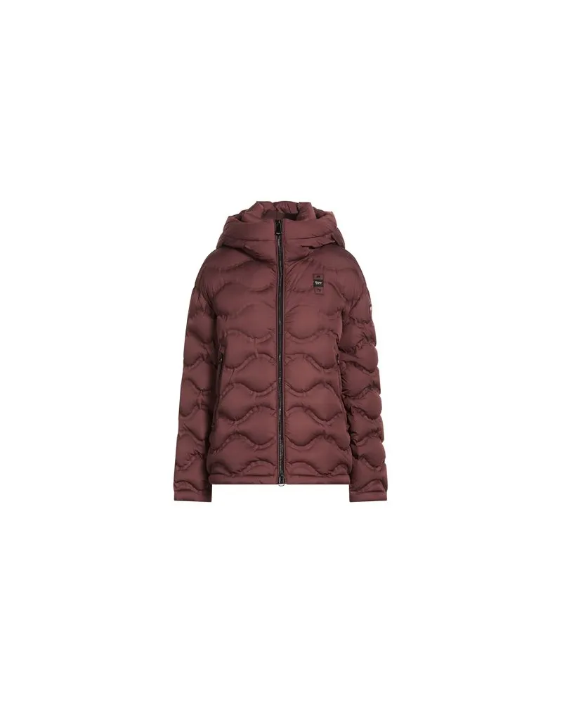 Blauer JACKEN & MÄNTEL - Pufferjacken & Daunenjackenauf YOOX.COM Ziegelrot