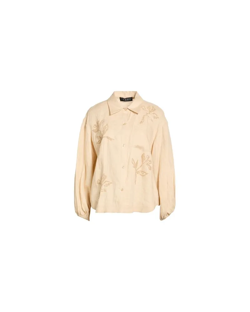 Icona By Kaos TOPS - Hemdenauf YOOX.COM Sand