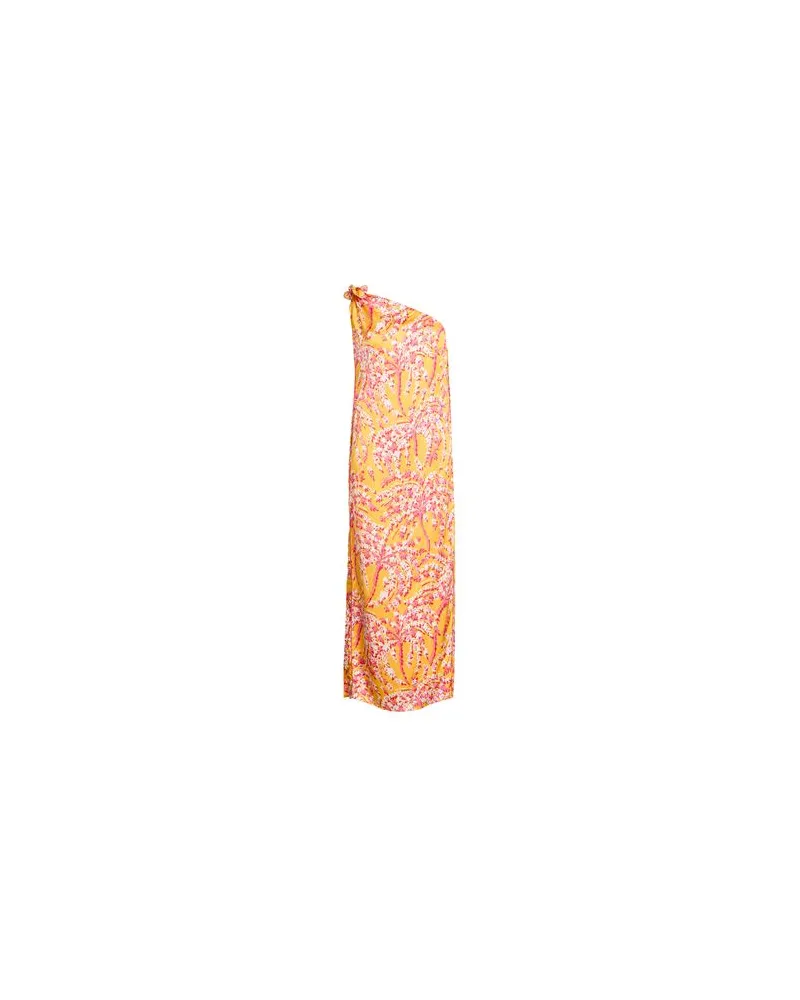 Poupette St Barth KLEIDER - Maxi-Kleiderauf YOOX.COM Gelb