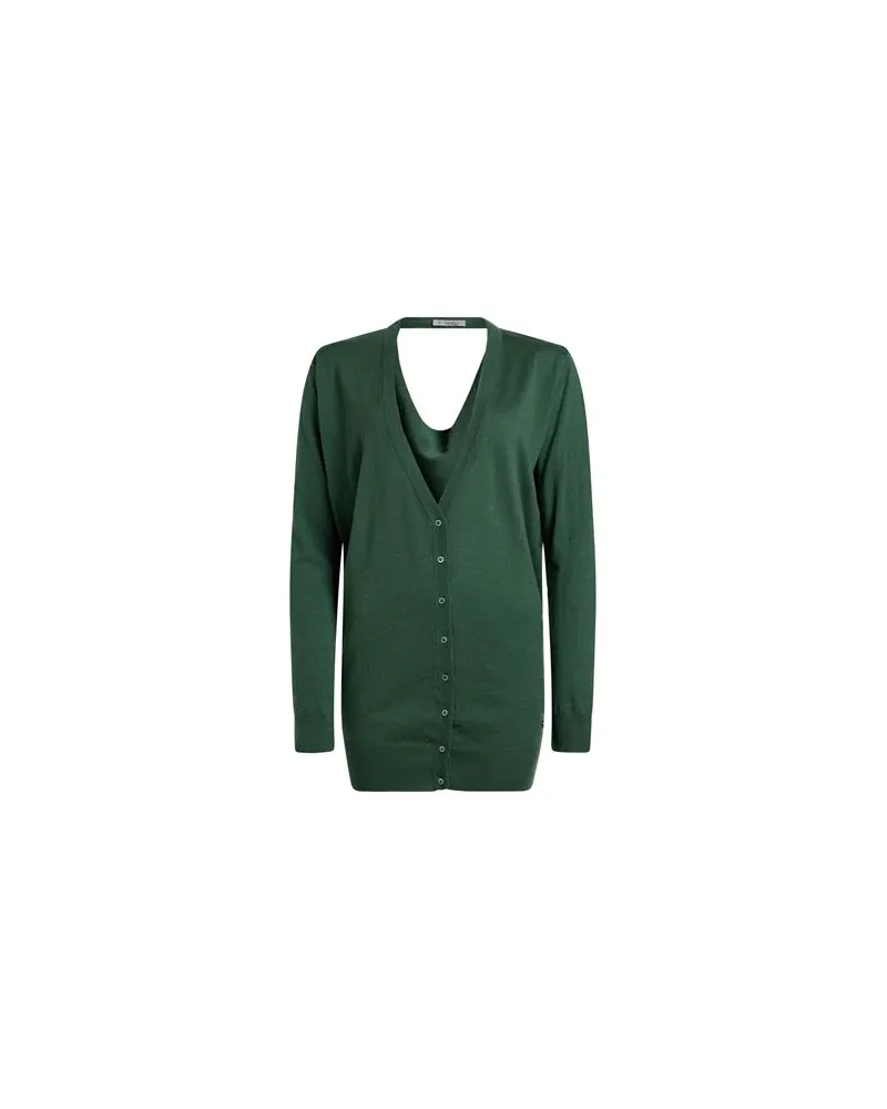 Pinko STRICKWAREN - Strickjackenauf YOOX.COM Grün