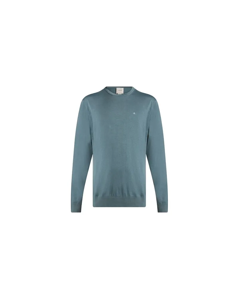 Calvin Klein STRICKWAREN - Pulloverauf YOOX.COM Taubenblau
