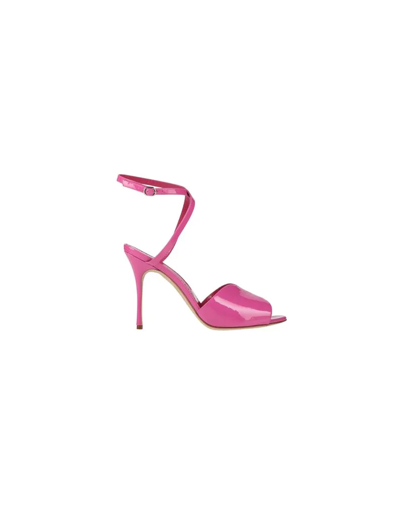 Manolo Blahnik SCHUHE - Sandalenauf YOOX.COM Fuchsia