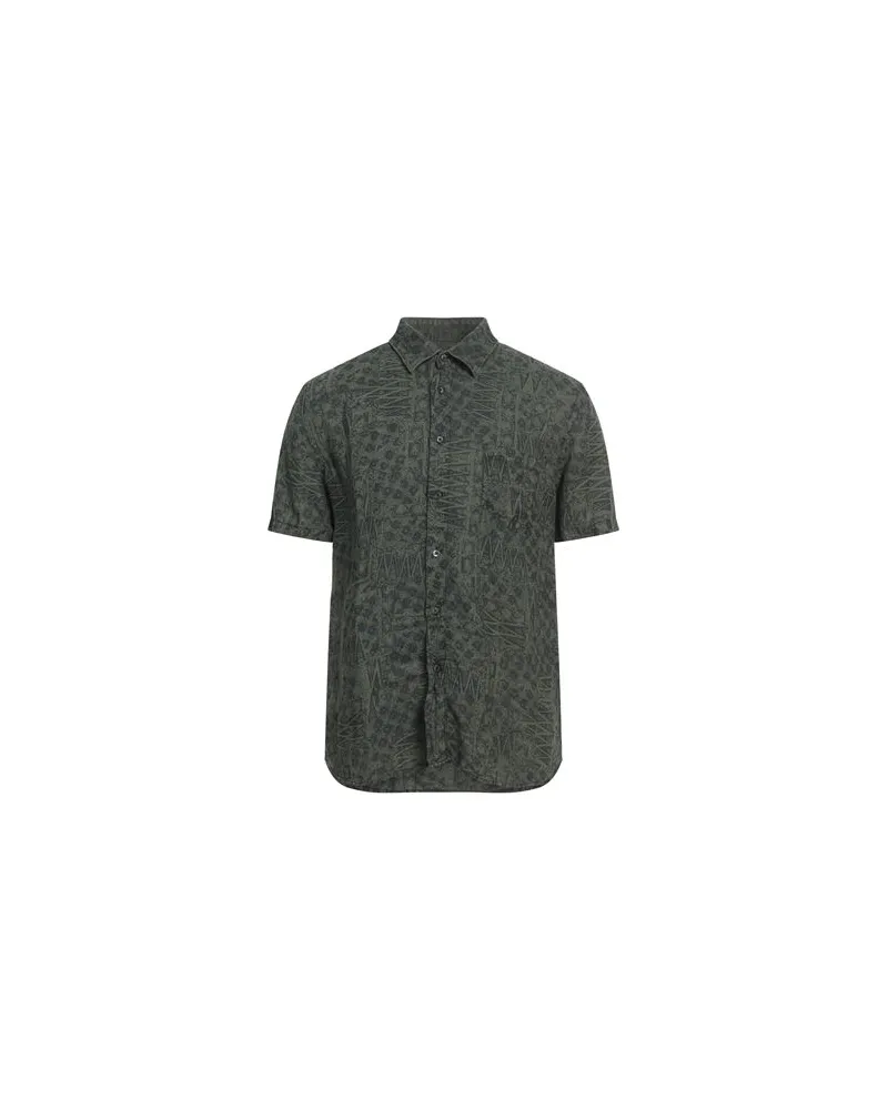 120% Lino TOPS - Hemdenauf YOOX.COM Militärgrün
