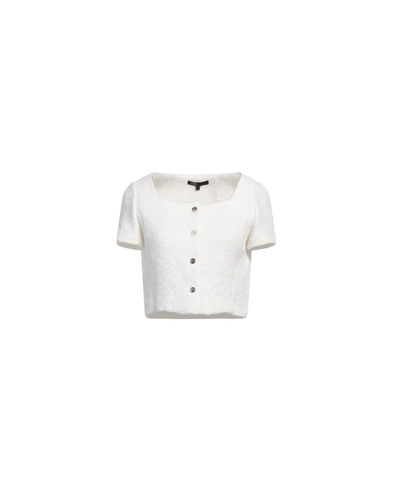Maje TOPS - Hemdenauf YOOX.COM Weiß