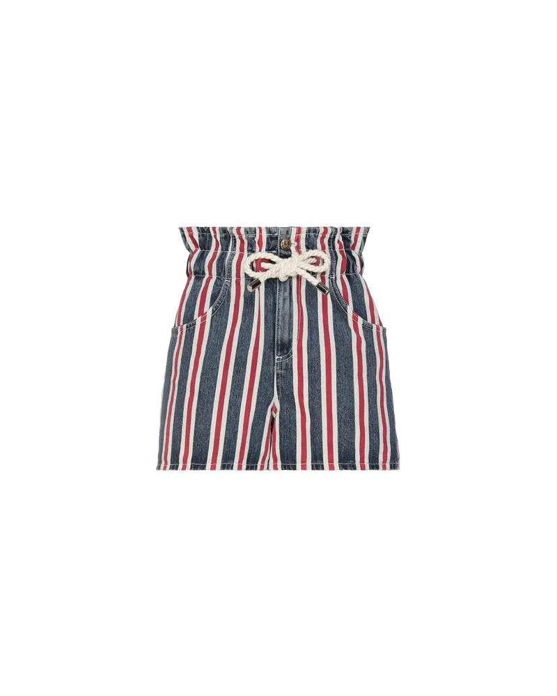 Elisabetta Franchi HOSEN & RÖCKE - Jeansshortsauf YOOX.COM Rot