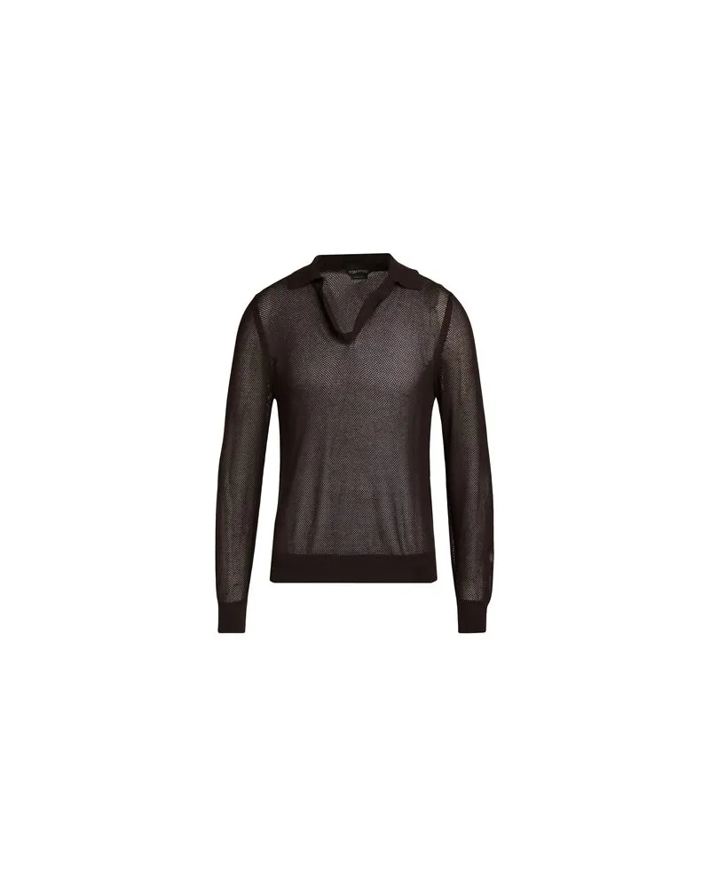 Tom Ford STRICKWAREN - Pulloverauf YOOX.COM Dunkelbraun