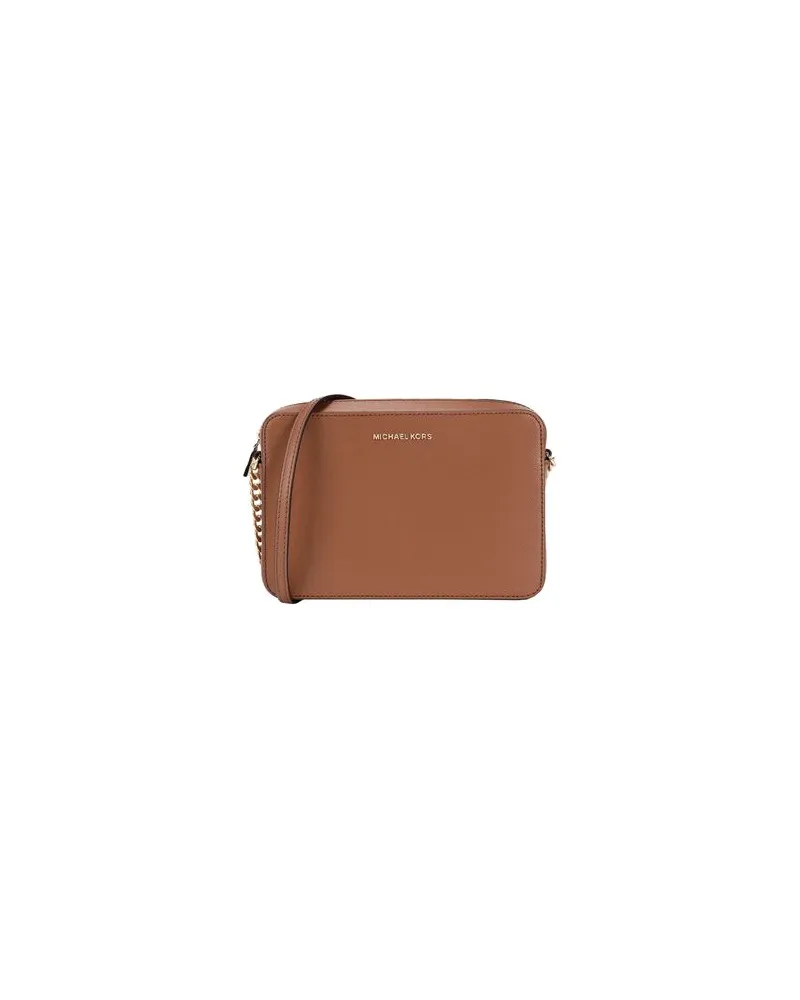Michael Kors LG EW CROSSBODY   - TASCHEN - Umhängetascheauf YOOX.COM Braun
