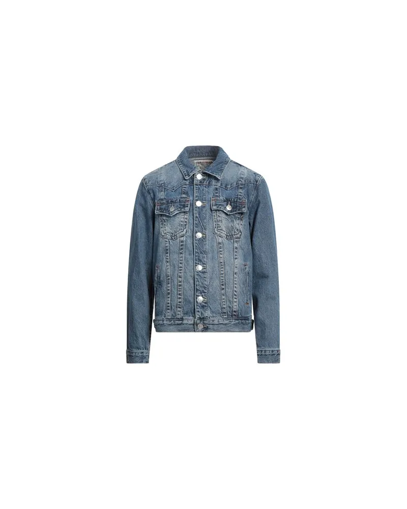 True Religion JACKEN & MÄNTEL - Jeansjacken/Mäntelauf YOOX.COM Blau
