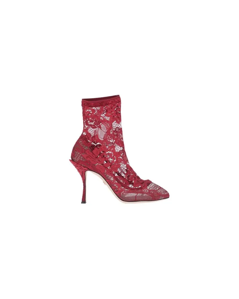 Dolce & Gabbana SCHUHE - Stiefelettenauf YOOX.COM Rot