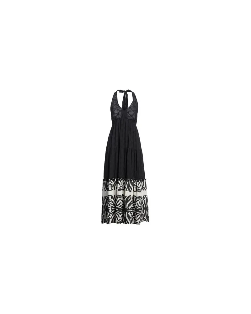 Kaos KLEIDER - Maxi-Kleiderauf YOOX.COM Schwarz