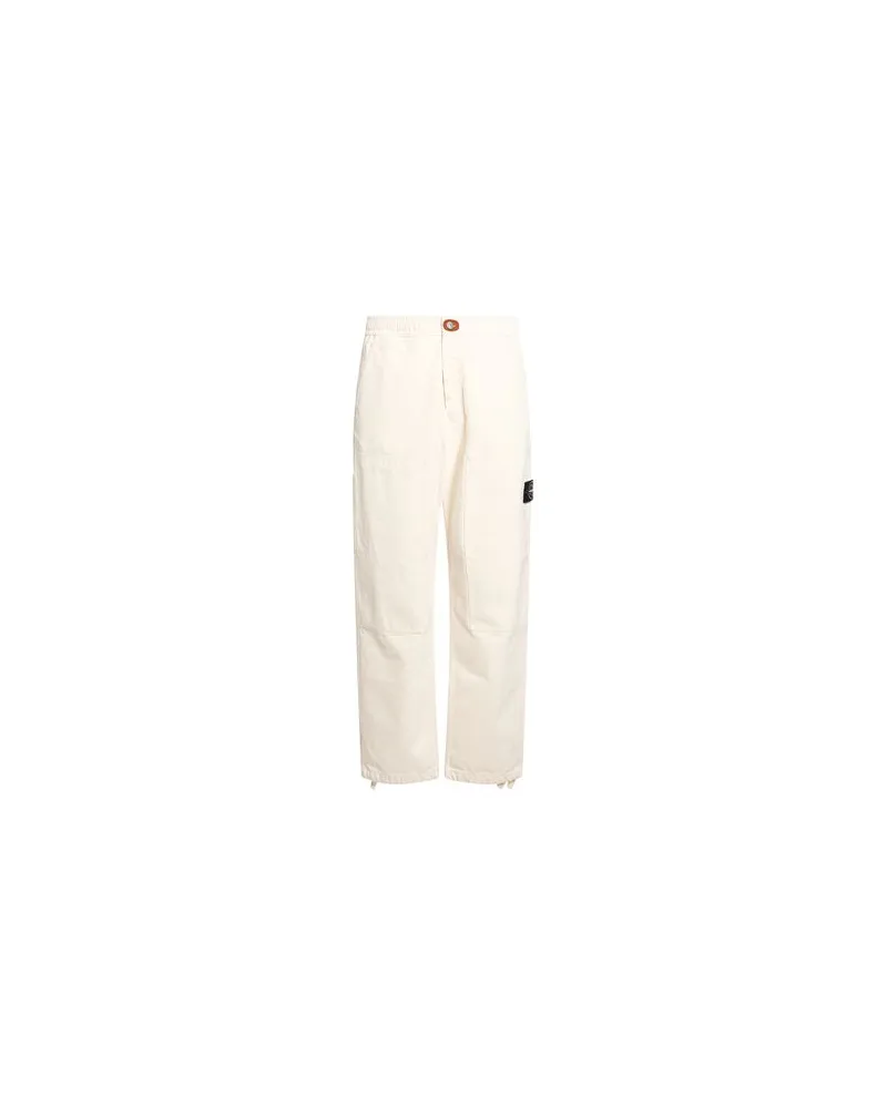 Stone Island HOSEN & RÖCKE - Jeanshosenauf YOOX.COM Elfenbein