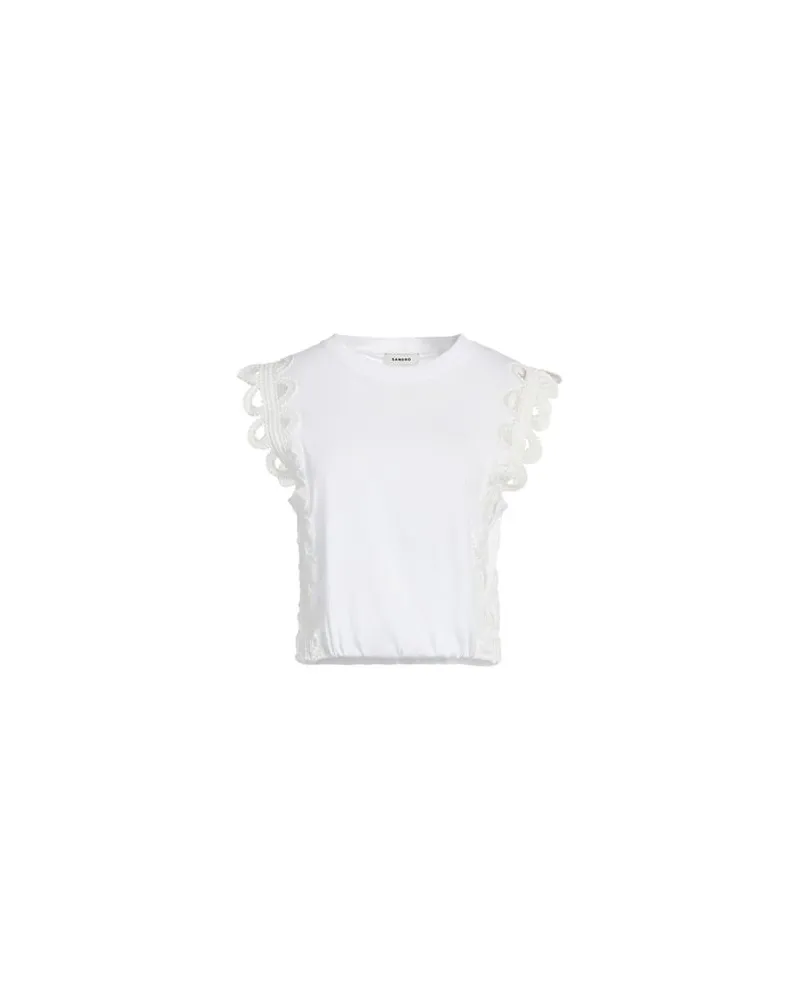Sandro TOPS - Topsauf YOOX.COM Weiß