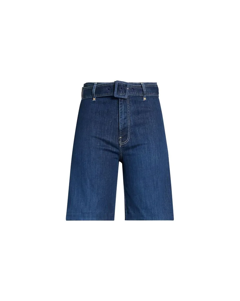 Guess HOSEN & RÖCKE - Jeansshortsauf YOOX.COM Blau