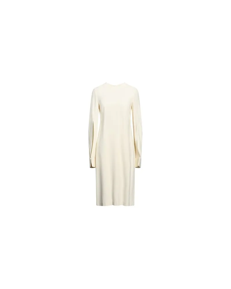 Liviana Conti KLEIDER - Midi-Kleiderauf YOOX.COM Cremeweiß