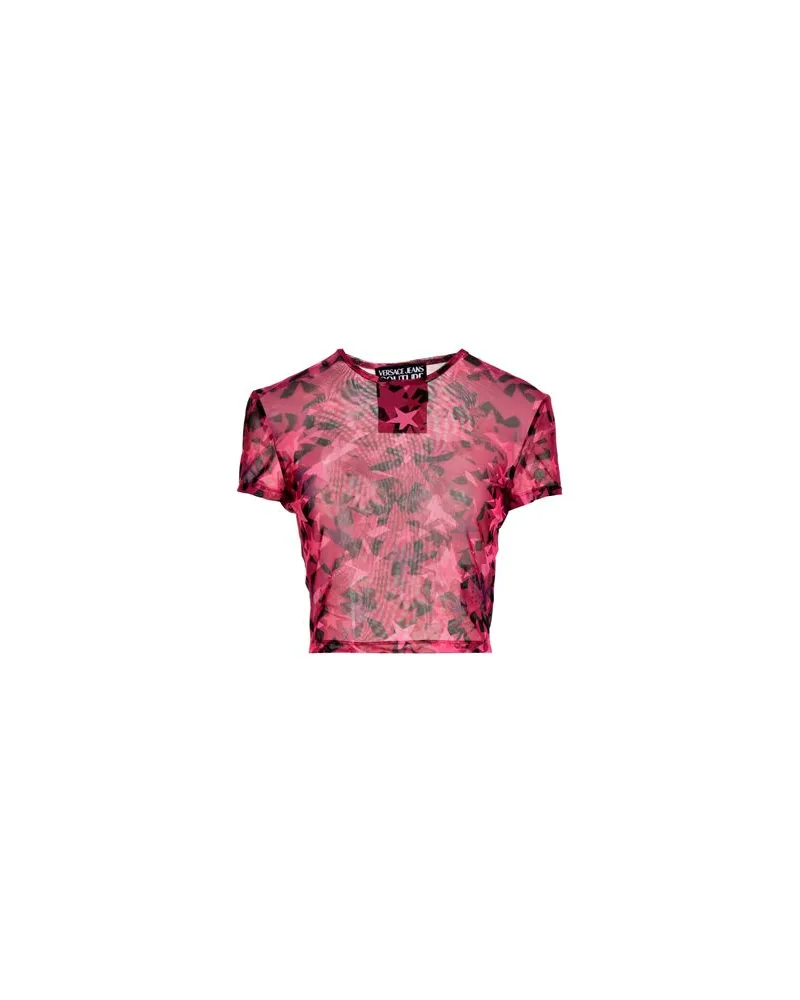 Versace Jeans TOPS - T-shirtsauf YOOX.COM Magenta
