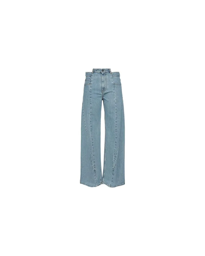 Maison Margiela HOSEN & RÖCKE - Jeanshosenauf YOOX.COM Blau