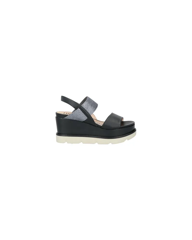 Luciano Barachini SCHUHE - Sandalenauf YOOX.COM Schwarz