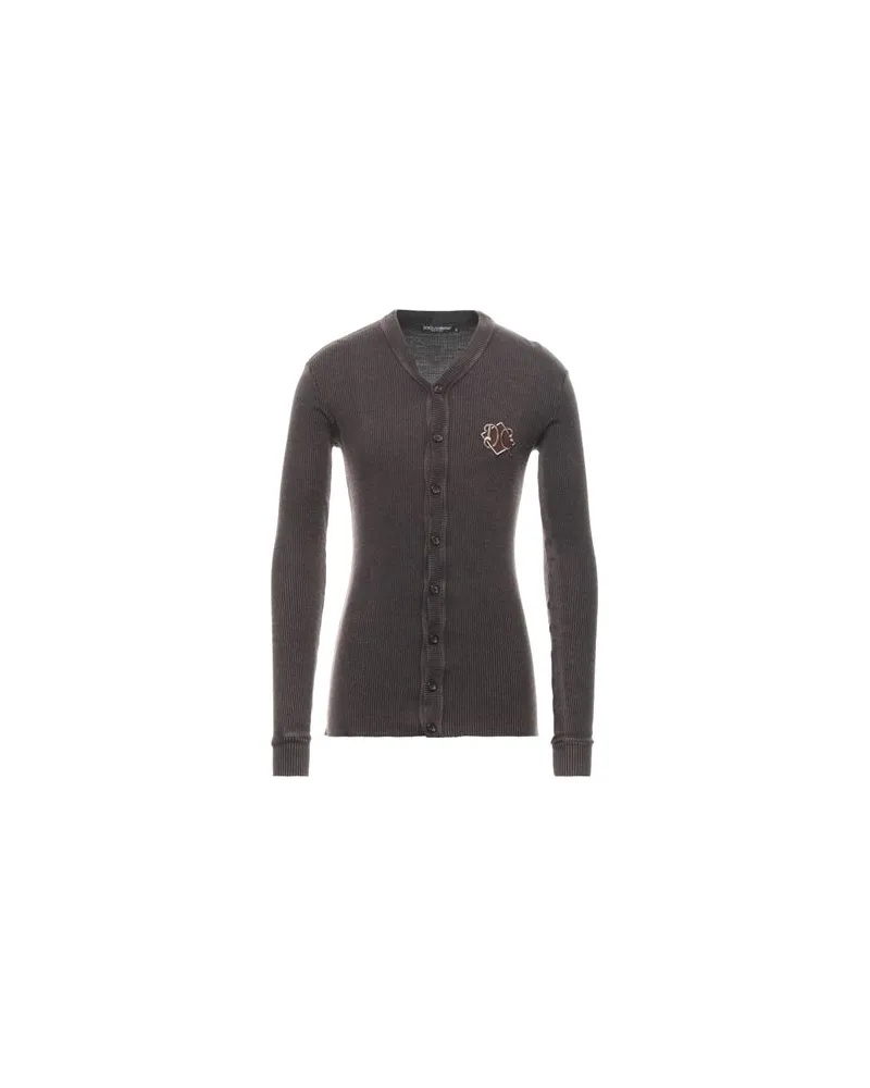 Dolce & Gabbana STRICKWAREN - Strickjackenauf YOOX.COM Schokobraun