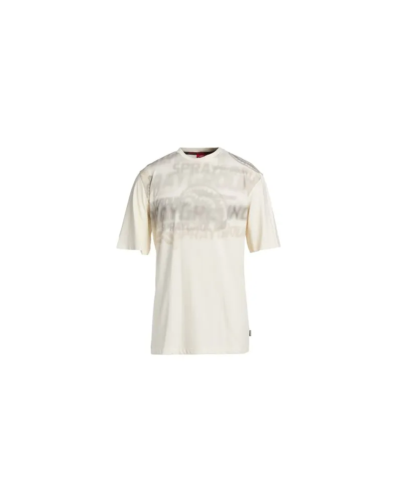 Sprayground TOPS - T-shirtsauf YOOX.COM Elfenbein
