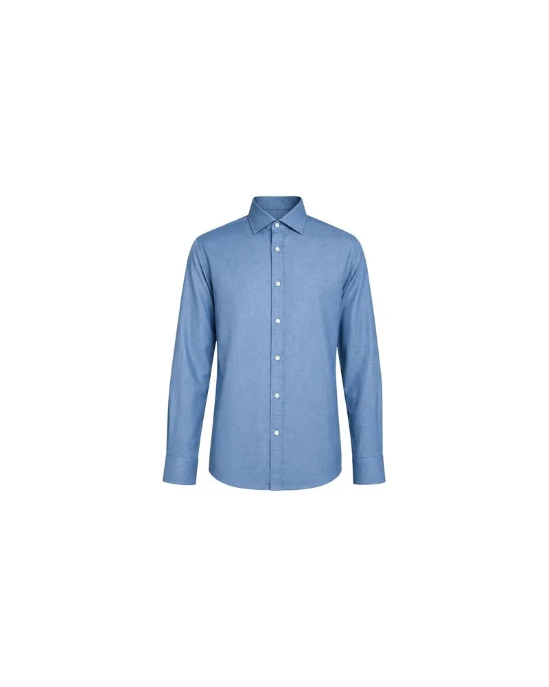 Brunello Cucinelli TOPS - Hemdenauf YOOX.COM Blau
