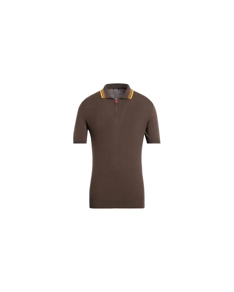 Kiton STRICKWAREN - Pulloverauf YOOX.COM Dunkelbraun