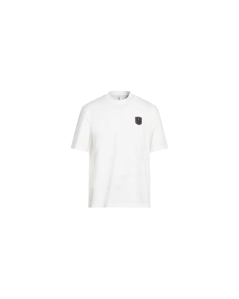 Brunello Cucinelli TOPS - T-shirtsauf YOOX.COM Weiß