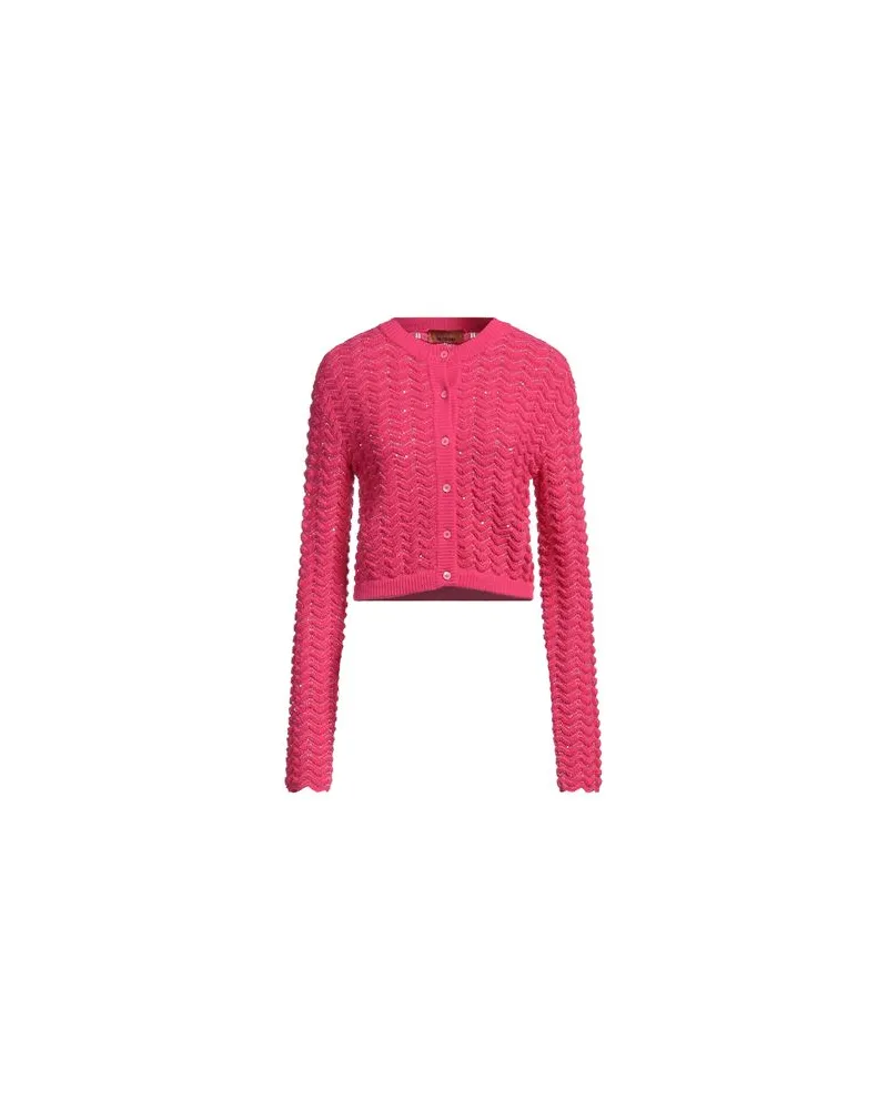 Missoni STRICKWAREN - Strickjackenauf YOOX.COM Fuchsia