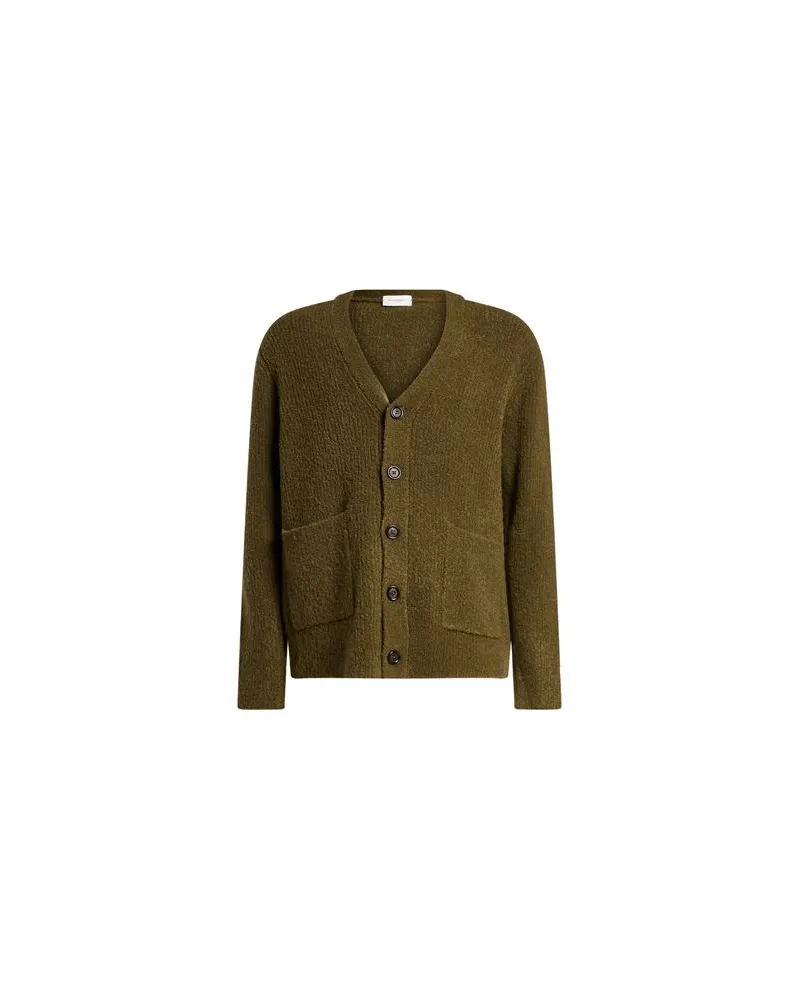 Paolo Pecora Milano STRICKWAREN - Strickjackenauf YOOX.COM Militärgrün