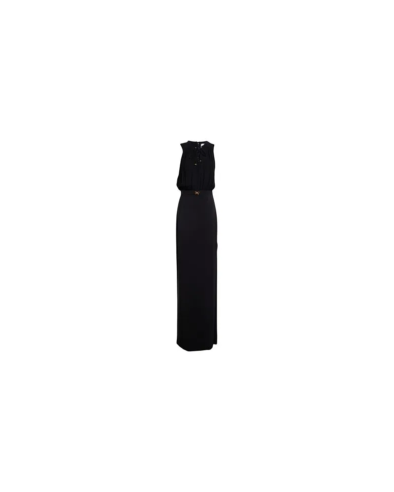 Elisabetta Franchi KLEIDER - Maxi-Kleiderauf YOOX.COM Schwarz