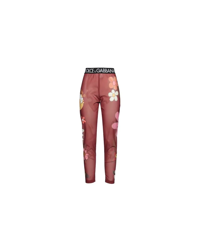 Dolce & Gabbana HOSEN & RÖCKE - Leggingsauf YOOX.COM Ziegelrot