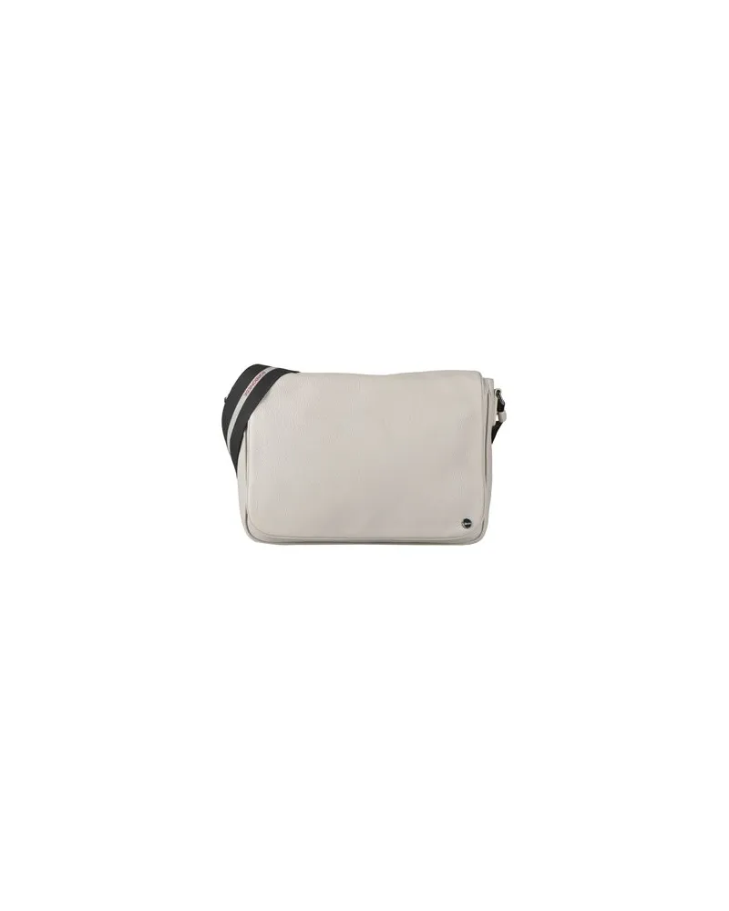 Borbonese TASCHEN - Umhängetascheauf YOOX.COM Hellgrau