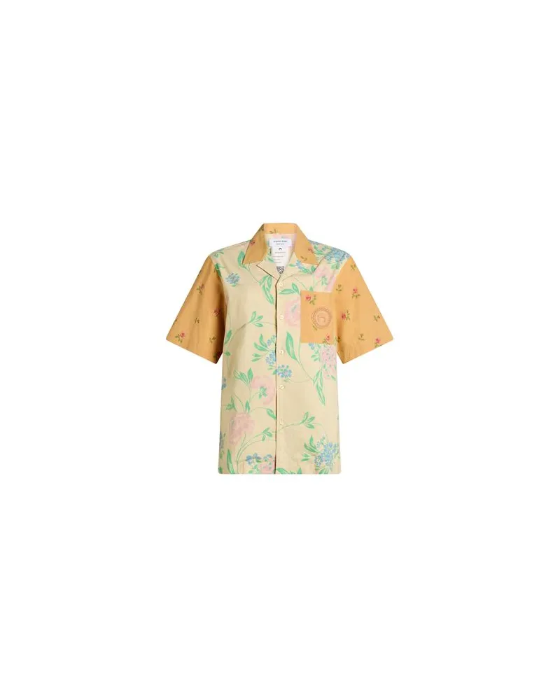 Marine Serre TOPS - Hemdenauf YOOX.COM Pastellgelb