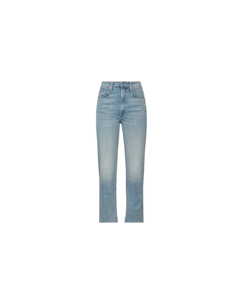 Mother HOSEN & RÖCKE - Jeanshosenauf YOOX.COM Blau